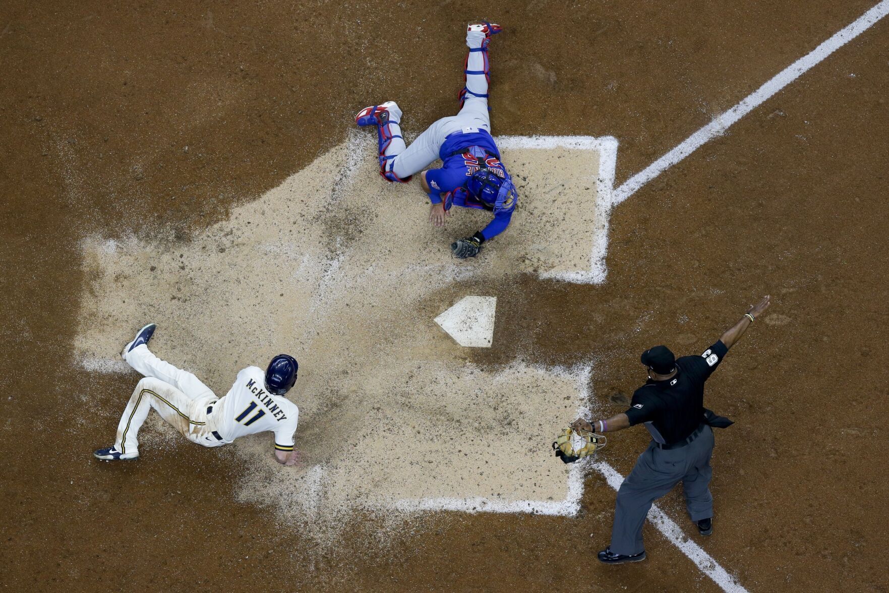 APTOPIX Cubs Brewers Baseball